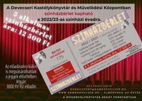 Színházi előadások a Devecseri Művelődési Központban - Programajánló