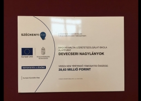 A Magyar Máltai Szeretetszolgálat Iskola Alapítvány Devecser nagylányok projektzáró rendezvénye